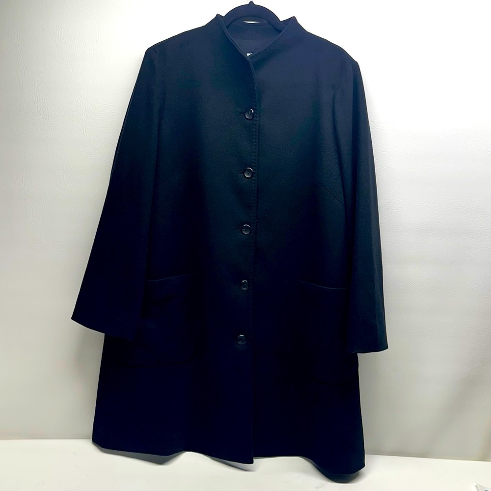 J.Jill women’s black coat size L petite
